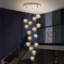 Axyaa Modern Living Room Chandeliers LED Ceiling Hanging Lights Indoor Lighting