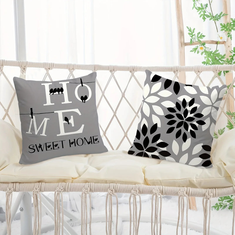 Axyaa Geometric Pattern Printed Pillowcase for Chic Home Decor