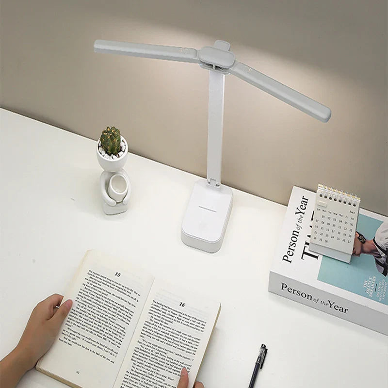 Axya LED Desk Lamp 3 Levels Dimmable Touch Lighting Foldable Eye Protection