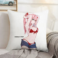 Axyaa Darling in the FranXX Sofa Pillow Covers 45*45 Living Room Decor