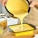 Axyaa Silicone Non Stick Cake Baking Mold - Round & Rectangular Shapes