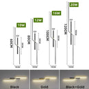 Axyaa Nordic LED Wall Lamp: Minimalistic Linear Sconce for Living Room, Bedroom, Stairs