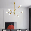 Axyaa Modern Long Pole Led Chandelier for Home Decoration and Lighting in Living Room