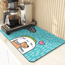Starry Sky Absorbent Drying Mat - Axyaa Kitchen & Dining Table Mats