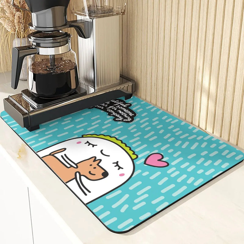 Starry Sky Absorbent Drying Mat - Axyaa Kitchen & Dining Table Mats
