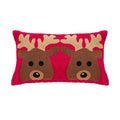 Axyaa Santa Snowflake Embroidery Cushion Cover 45x45cm