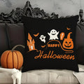 Axyaa Halloween Skull Pumpkin Pillowcase 45x45 - Decorative Cushion Cover