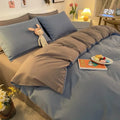 Axyaa Solid Color Duvet Cover Double/Queen Size, Anti-Mite & Durable