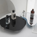 Axyaa Silver Acrylic Mirror Tray: Large Storage & Jewelry Organizer for Home & Kitchen