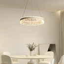 Axya Crystal Rings LED Pendant Lights for Home Luminaires