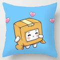 Axyaa Cartoon Print Designer Pillow Cases: Lankybox Series Home Decor Cushion Cover