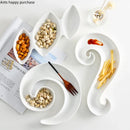 Axya Dim Sum Plate Nut Fruit Dinner Bone Creative Christmas Dessert Tray