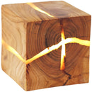 Axya Square Wood Crack LED Wall Sconce, Nordic Night Light for Modern Home Decor