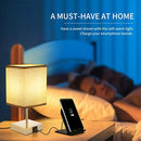 Axyaa Grey Touch Desk Lamp, Dimmable Bedside Light, Rechargeable LED for Bedroom Office