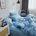 Axyaa Solid Color Matching Bed Four-Piece Set with Spring & Summer Design