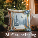 Winter Scene Pillow Covers for Sofa, Bedroom, Car - Axyaa Brand
