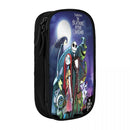 Axyaa Nightmare Before Christmas Pencil Case: Large Storage Bag for Students & Office
