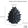 Axyaa Sea Urchin Ceramic Vase - Abstract Spike Design for Home Decor