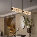 Axyaa Copper Marble Pendant Lamp for Nordic Luxury Dining and Study Lighting