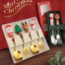 Axyaa Christmas Cutlery Set for Festive Dining