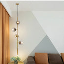 Axyaa Glass Pendant Lamp, Modern Nordic Industrial Lighting Fixtures for Dinning, Living Room