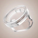 Axyaa USB Cable Clips: Transparent Self-adhesive Cable Organizer for Home and Desktop