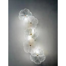 Axyaa Glass Flower Lamp: Modern Minimalist Luxury Wall Lamps for Living Room Décor
