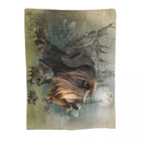 Axyaa Boar Hunting Throw Blanket: Warm Winter Bed Plaid for Stylish Decor
