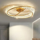Axyaa Luxury Crystal Ceiling Lights for Home Decor - Modern LED Chandeliers