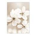 Peony Rose Dandelion Botanical Flower Canvas Art Print - Axyaa Nordic Wall Poster Art