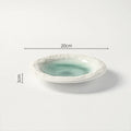 Axyaa Stone Pattern Ceramic Plate Set