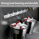 Axyaa Over-the-Door Hooks Storage Shelf - Bathroom Kitchen Wall Hanger Organizer