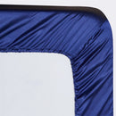 Axyaa Satin Fitted Bed Sheet Set Queen/King Size Luxurious Soft Silky Elastic Bedsheet
