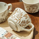 Axyaa Hand-painted Nordic Ceramic Mug Home Coarse Pottery Coffee Cup