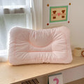 Axyaa Cotton-Bean Velvet Low Pillows for Parent & Child, Various Sizes