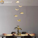 Axyaa Nordic LED Crystal Sand Chandelier for Staircase, Living Room, and Bedroom