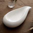 Axya Creative Irregular Ceramic Dinner Plate Set for Restaurant Specialty Tableware