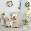 Easter Puppy Cat Egg Pattern Pillowcase - Axyaa Brand Home Decoration
