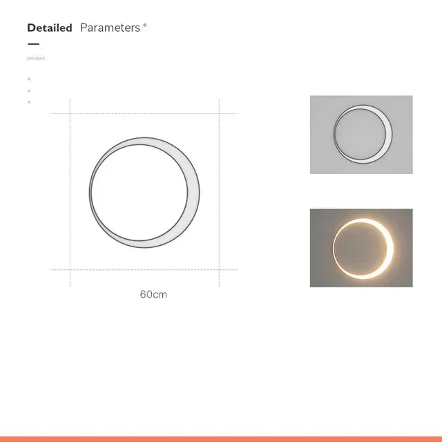 Axyaa Waterproof Moon Wall Lamp for Outdoor and Garden Decor