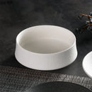 Axya High Foot Ceramic Dinner Plate Set for Hotel & Restaurant Dining