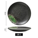 Axyaa Ceramic Plates Set | Creative Japanese Style Dinner & Dessert Dishes