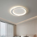 Axyaa Modern Round LED Ceiling Lamp for Bedroom, Dimmable Living Room Lighting