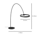 Axyaa Minimalist LED Floor Lamp for Living Room and Bedroom