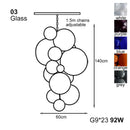 Axyaa Orange Glass Grape Ball Chandeliers: Elegant Villa Hotel Decor