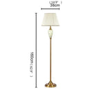 Axyaa Modern LED Ceramic Floor Lamp for Home Living Room Décor
