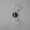 Axyaa Glass Ball Wall Lamp: Modern American Hotel Background Mirror Front Light