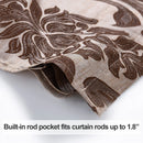 Axyaa Luxury Jacquard Weave Valance Curtain for Home Decoration