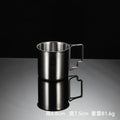 Axyaa Stainless Steel Outdoor Water Cup with Folding Handle