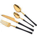 Axyaa Stainless Steel Tableware Set - Dinnerware for Home and Restaurant