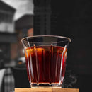 Axyaa Glass Coffee Cup Espresso Mug Striped Anti-scald for Latte Cappuccino Tea